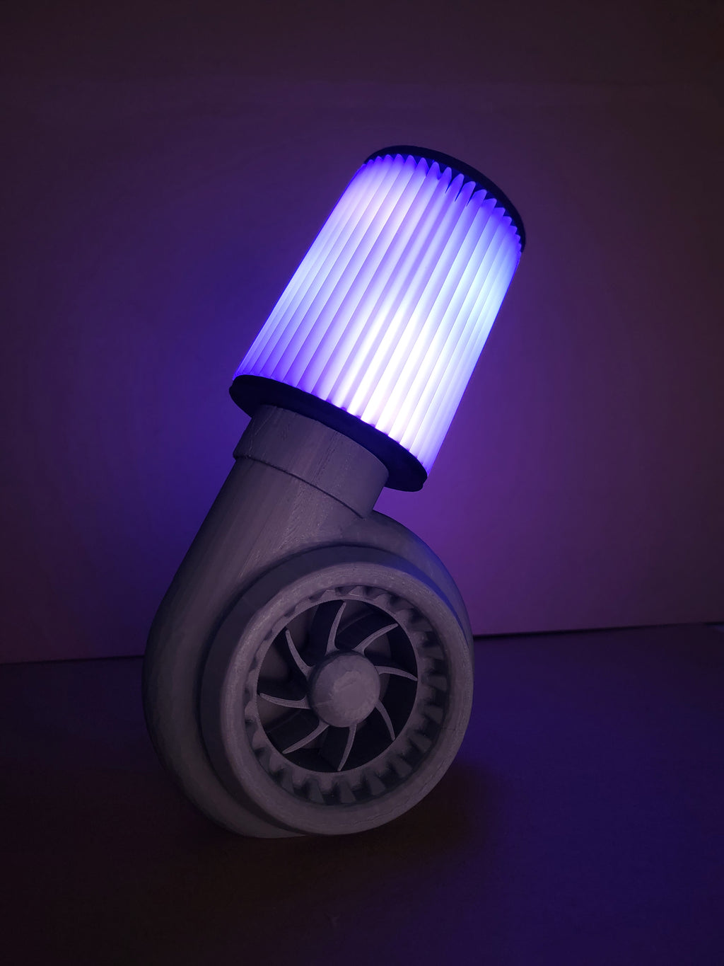 Lampara turbocargador LED RGB