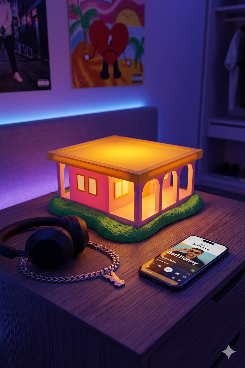 Lampara la casita bad bunny