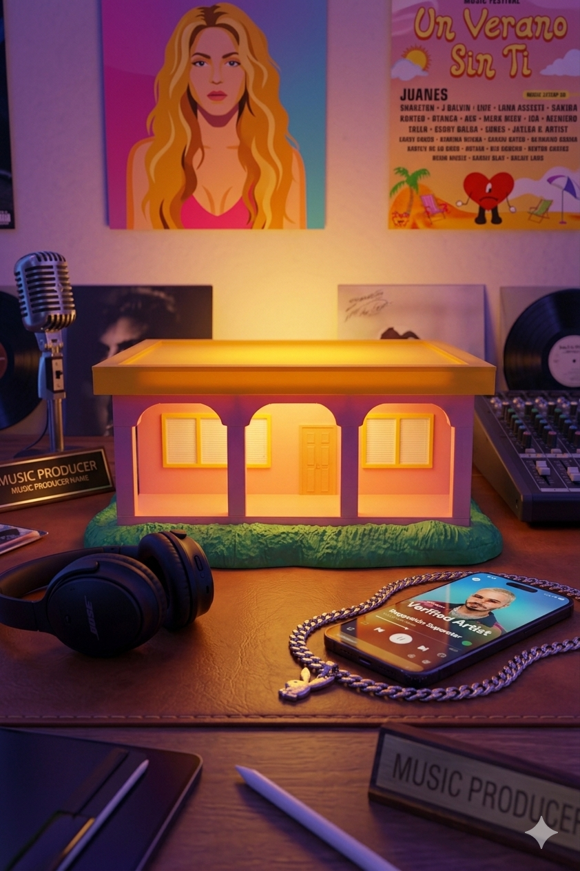 Lampara la casita bad bunny